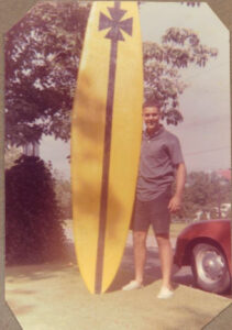 Tom Grow and the first Gulf Coast shaped surfboard