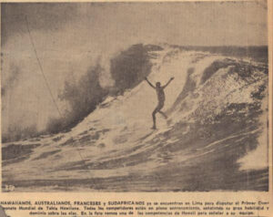 World Surfing Contest News Clipping, 1965