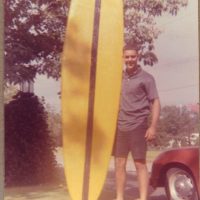 Tom Grow and the first Gulf Coast shaped surfboard