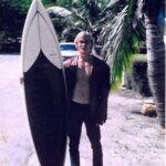 Pete Harwood-tomb annd reeves surfboard20190110