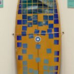 miami exhibit 2021photosCC-fox surfboard